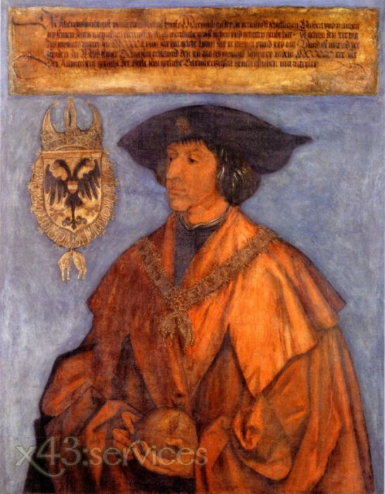 Albrecht Duerer - Portrait des Kaisers Maximilian I - Portrait of Emperor Maximilian I